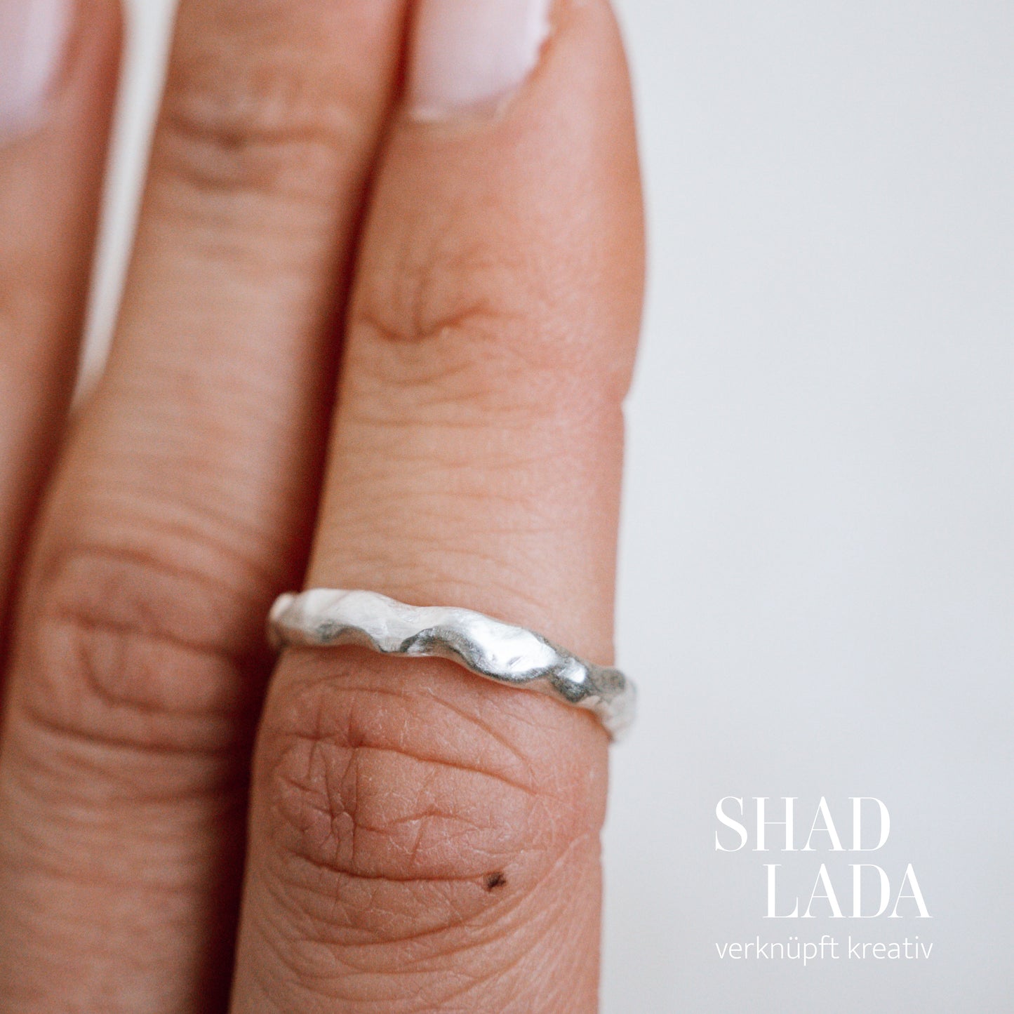 Ring SILVER FLOW aus Silber (Größe 53)