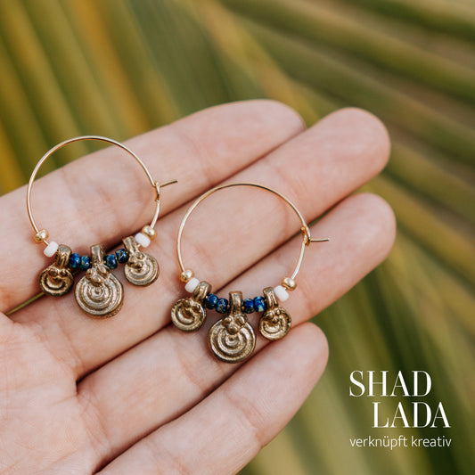 Ohrringe SPIRALE - verschiedene Farben