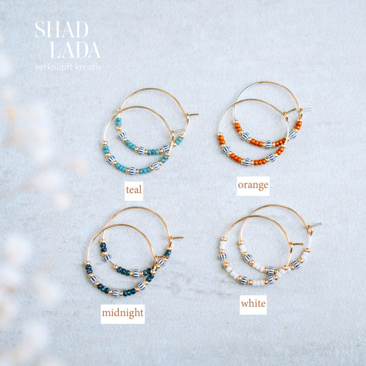 Ohrringe BEADS & STRIPES