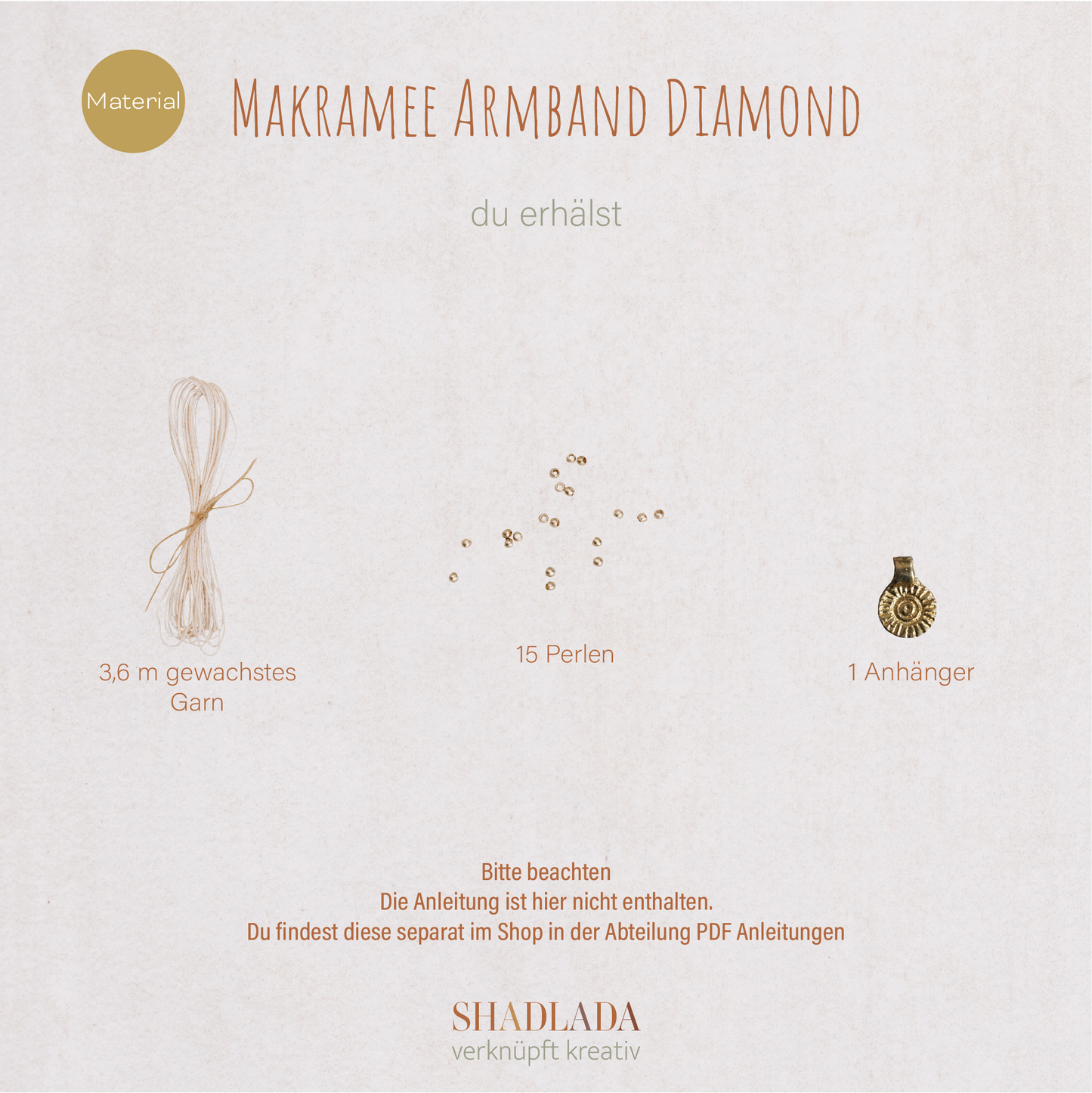 Material für das Armband DIAMOND