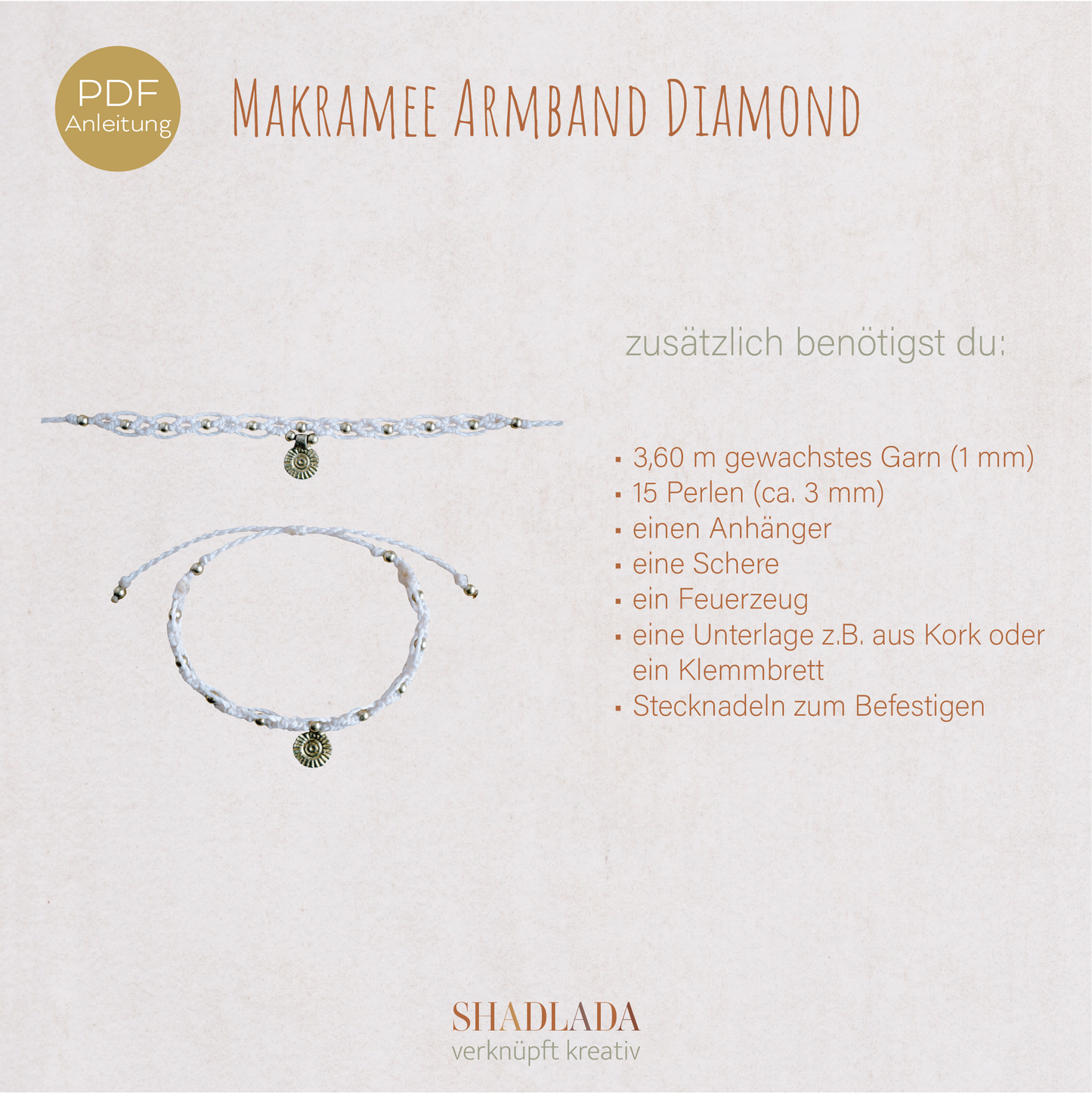 PDF Anleitung Armband DIAMOND
