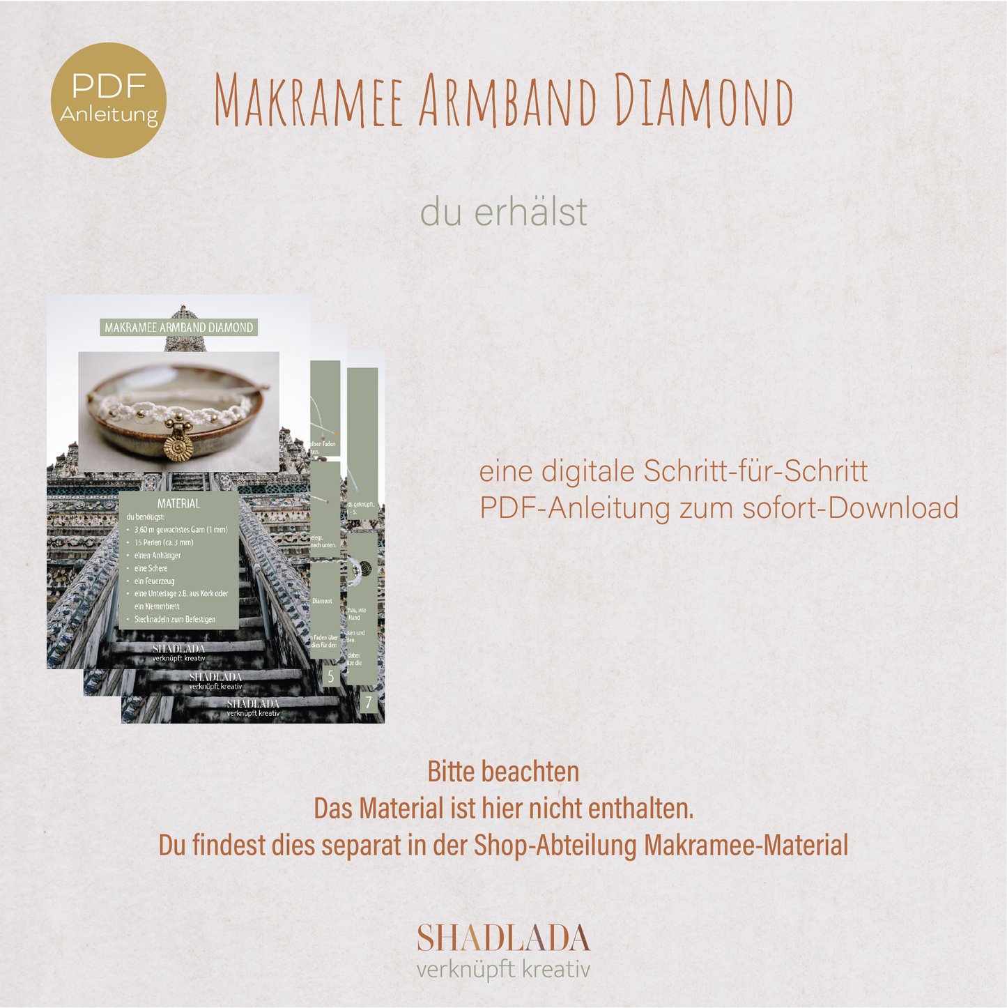 PDF Anleitung Armband DIAMOND
