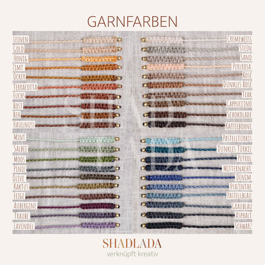 10 m gewachstes Makramee Garn 1 mm