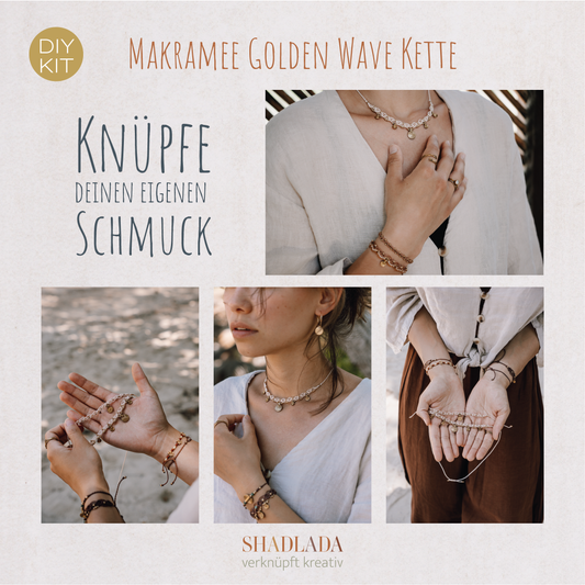 DIY Kit Kette GOLDEN WAVE