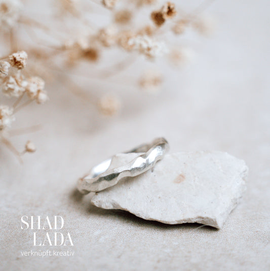 Ring SILVER FLOW aus Silber (Größe 53)