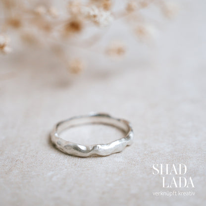 Ring SILVER FLOW aus Silber (Größe 53)
