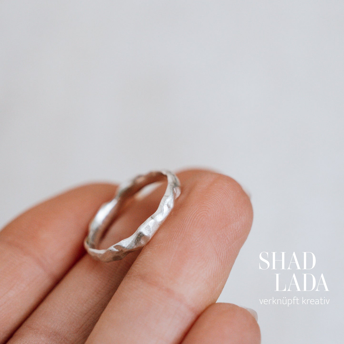 Ring SILVER FLOW aus Silber (Größe 53)