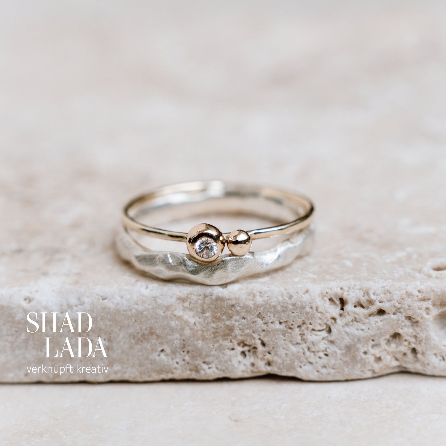 Ring SILVER FLOW aus Silber (Größe 53)