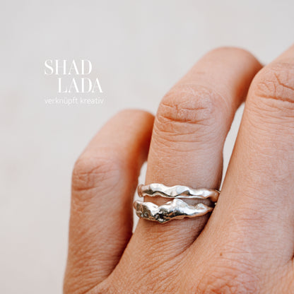 Ring SILVER FLOW aus Silber (Größe 53)