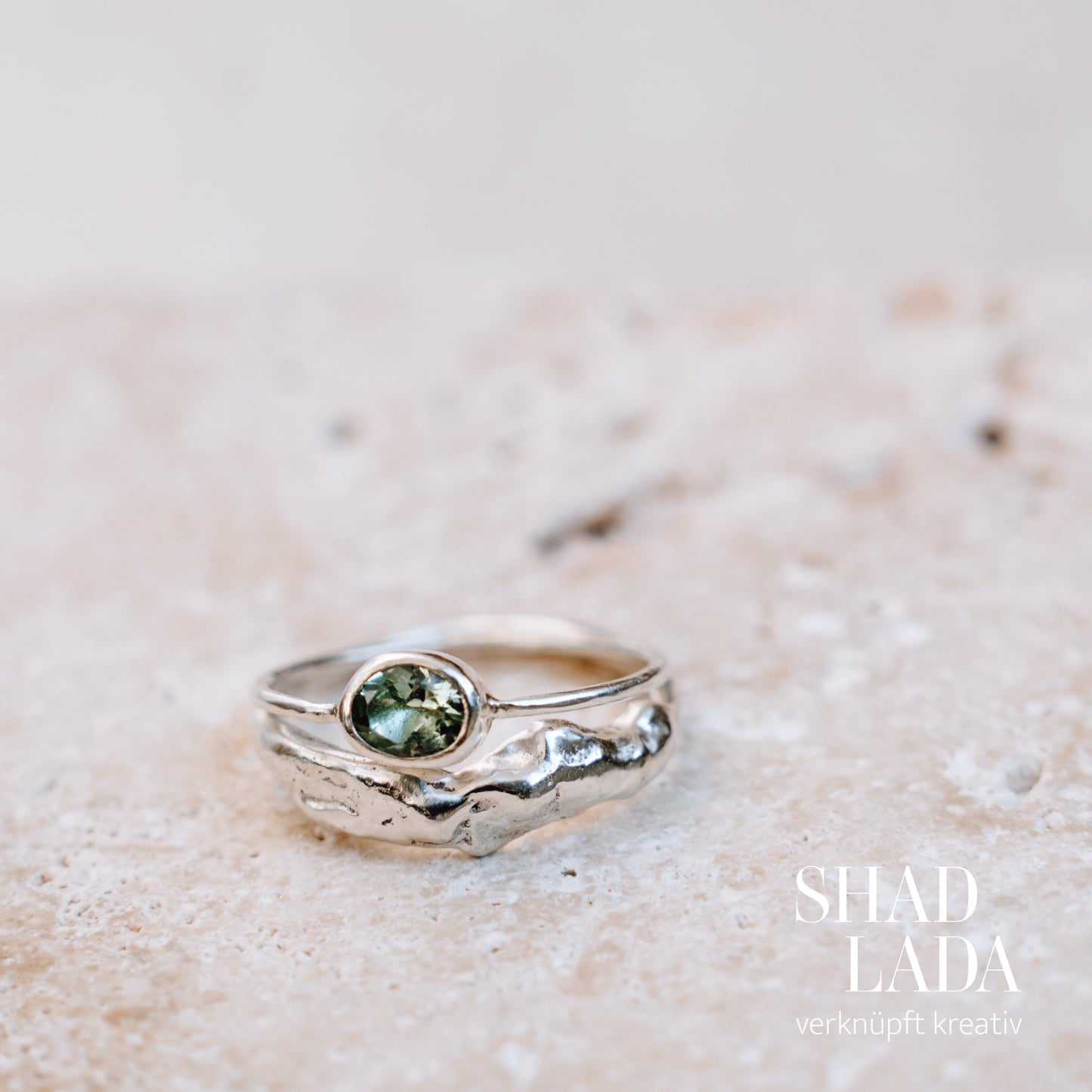 Ring ORGANIC SILVER aus Silber (Größe 50)
