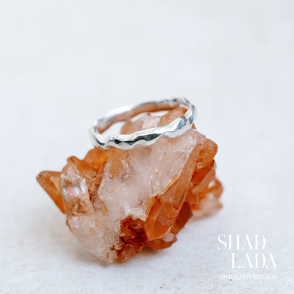 Ring SILVER FLOW aus Silber (Größe 53)