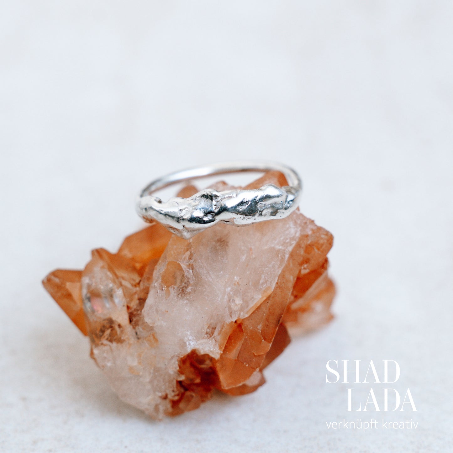 Ring ORGANIC SILVER aus Silber (Größe 50)