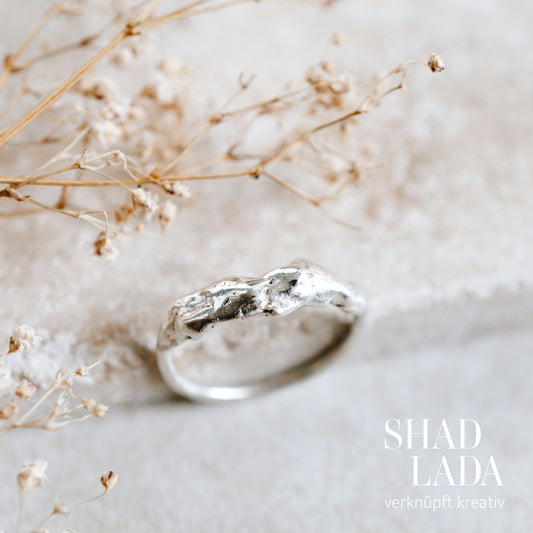Ring ORGANIC SILVER aus Silber (Größe 50)