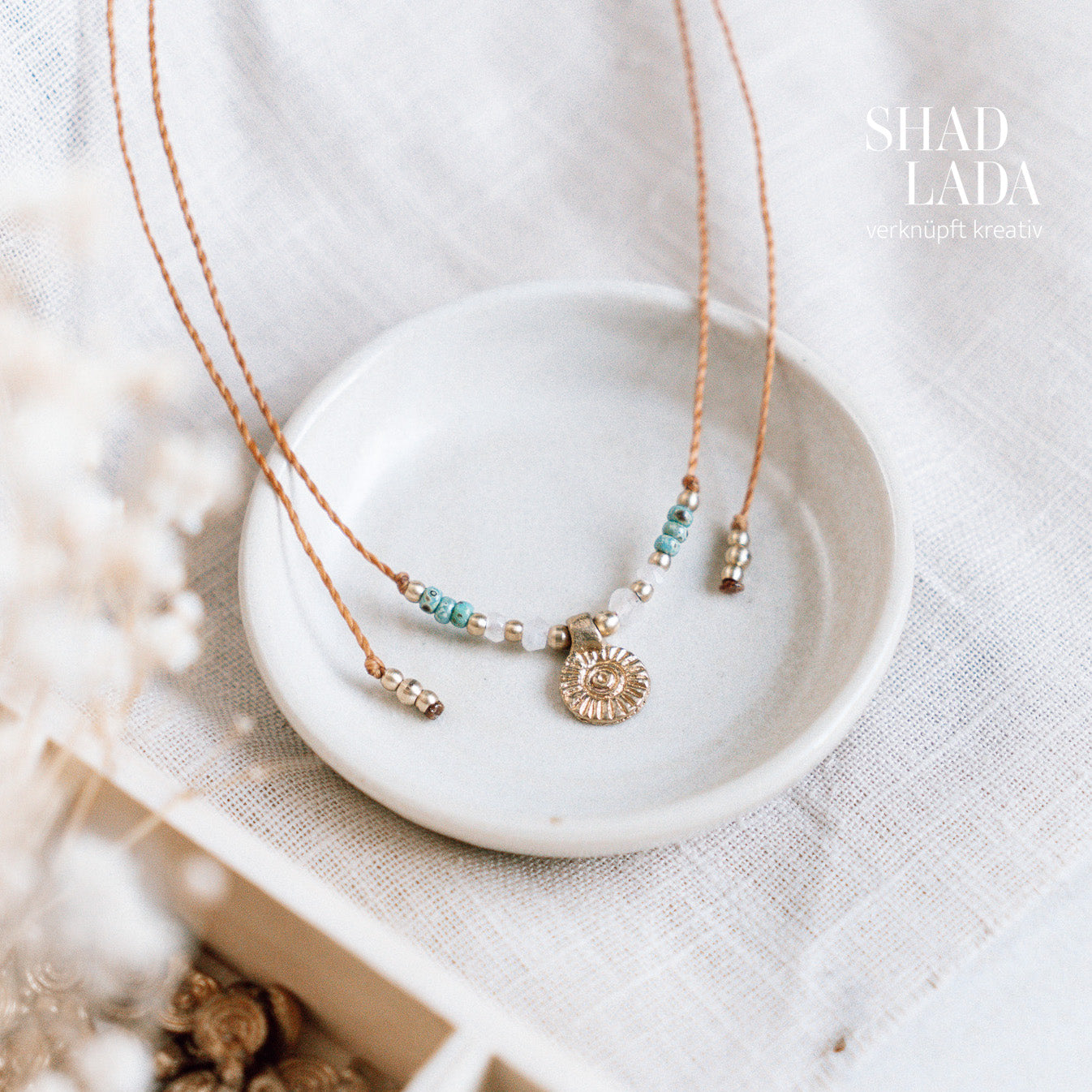 Kette MOONSTONE & SUN