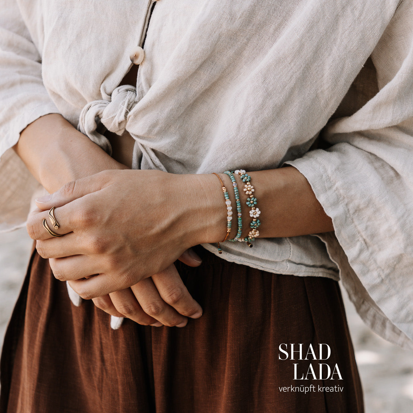 Armband BEADS AND STRIPES