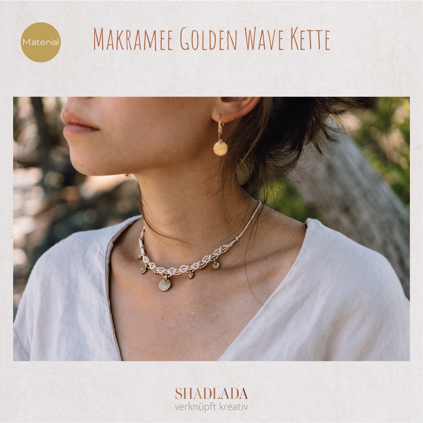 Material für die Kette GOLDEN WAVE