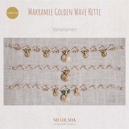 Material für die Kette GOLDEN WAVE