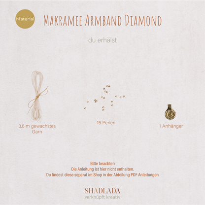Material für das Armband DIAMOND