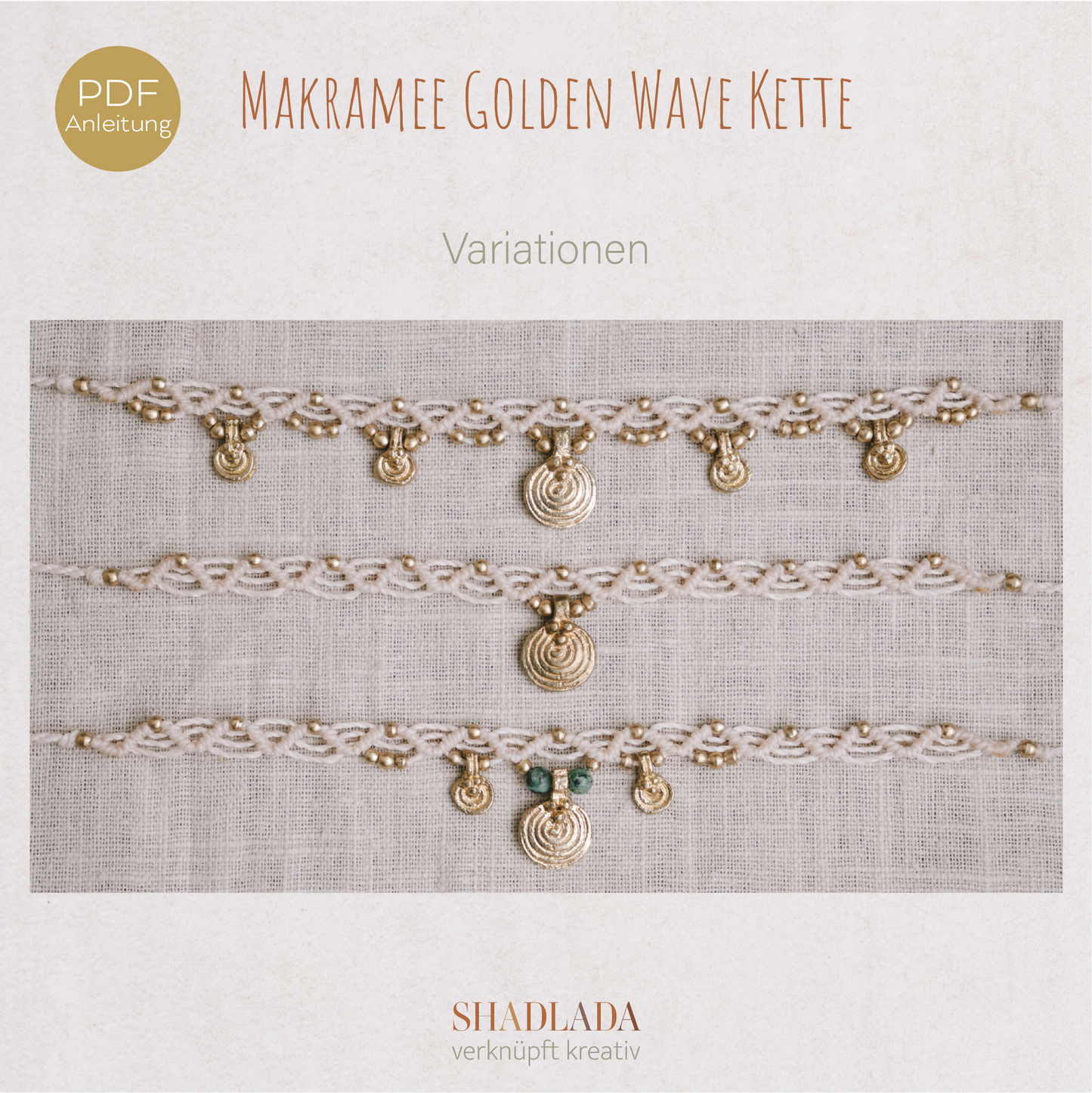 PDF Anleitung Kette GOLDEN WAVE