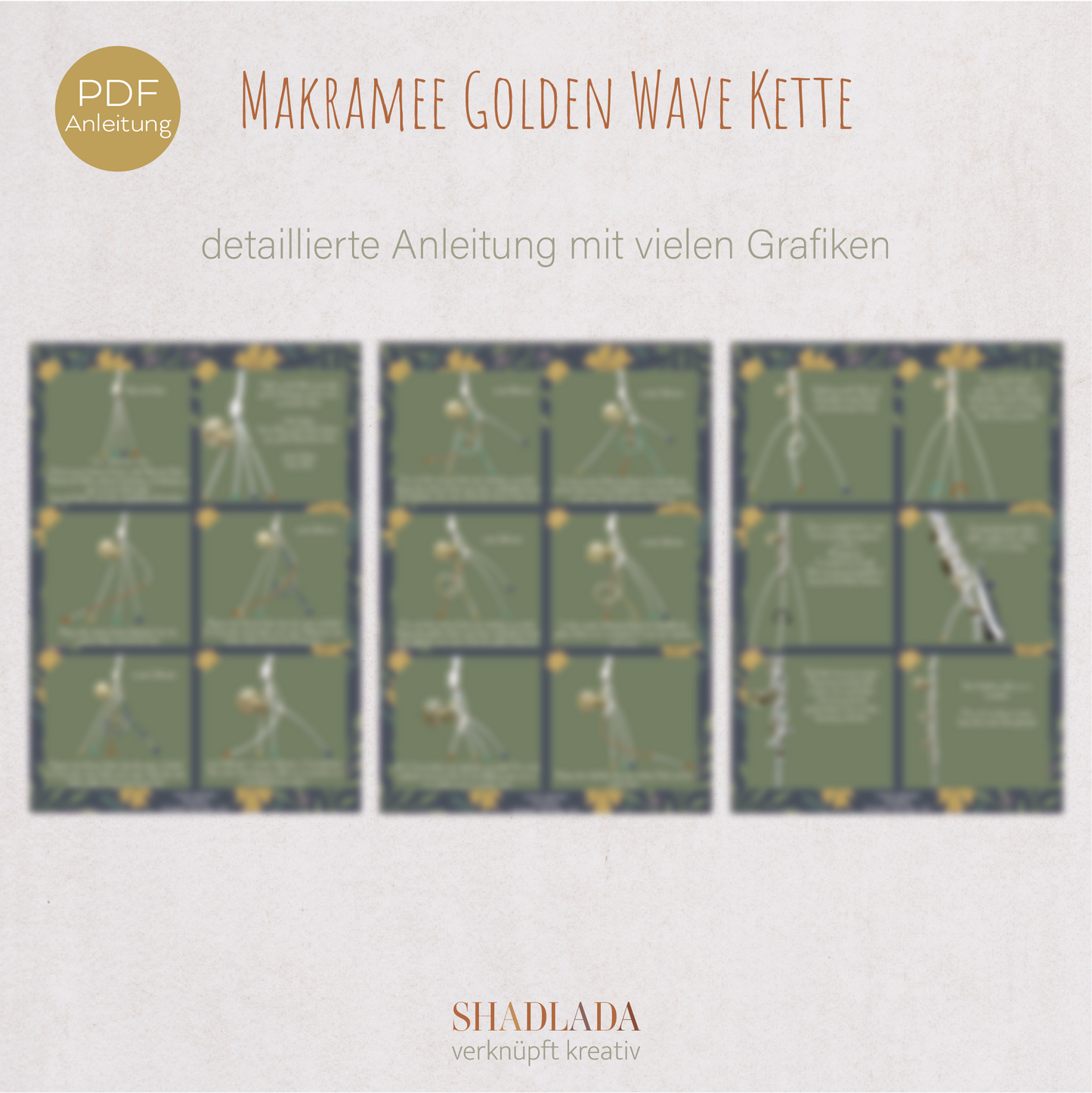 PDF Anleitung Kette GOLDEN WAVE