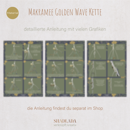 Material für die Kette GOLDEN WAVE