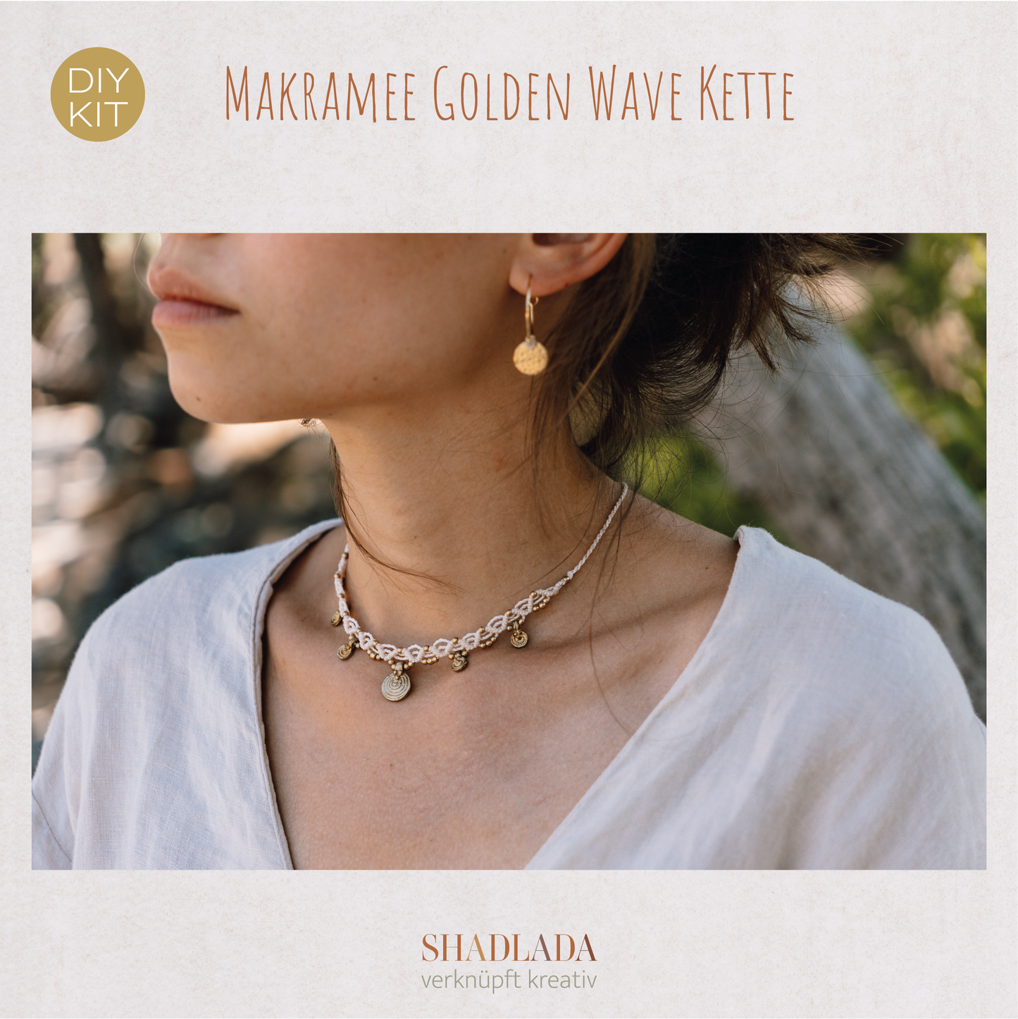 DIY Kit Kette GOLDEN WAVE
