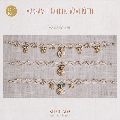 DIY Kit Kette GOLDEN WAVE
