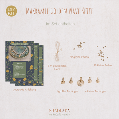 DIY Kit Kette GOLDEN WAVE